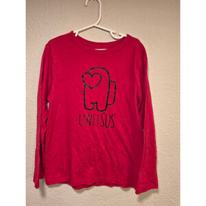 Kids Among Us Shirt Size M (8) Valentine's Day
